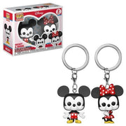 ¡Funkopop! Llavero: Disney: Paquete de 2- Mickey y Minnie