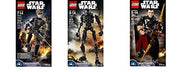 Lego Star Wars Buildable Figures Constraction Sergeant Jyn Ers - 75119 & K-2SO - 75120 & Chirrut Îmwe - 75524 ( 3 Set Bundle)