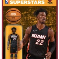 NBA - Jimmy Butler Miami Heat (Jersey Negro) Reacción 3 3/4" Figura de acción por Super 7