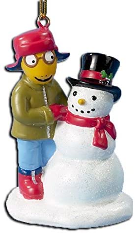 Arthur - Adorno de Arthur y muñeco de nieve de Kurt Adler Inc.