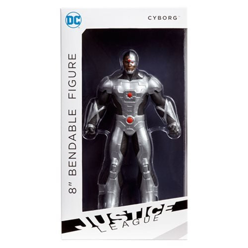 Justice League Cyborg 8-Inch Bendable Action Figure A D