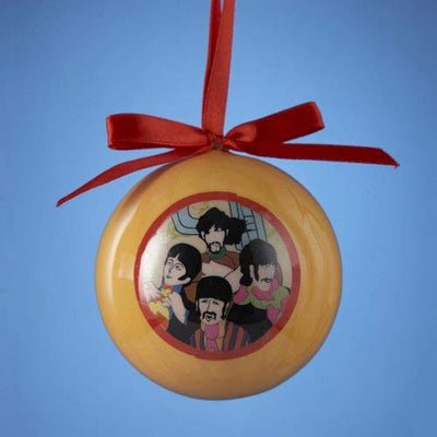 Kurt Adler The Beatles Yellow Submarine - Bola de Navidad inastillable (80 mm) 