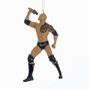 WWE - The ROCK with Microphone Ornament by Kurt Adler Inc.