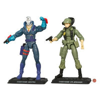 GI Joe 25th Anniversary Comic Pack with Destro and Scarred Cpl. Breaker Action Figure Set