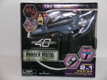 Star Trek - Juego de pistola Phaser del 40.º aniversario