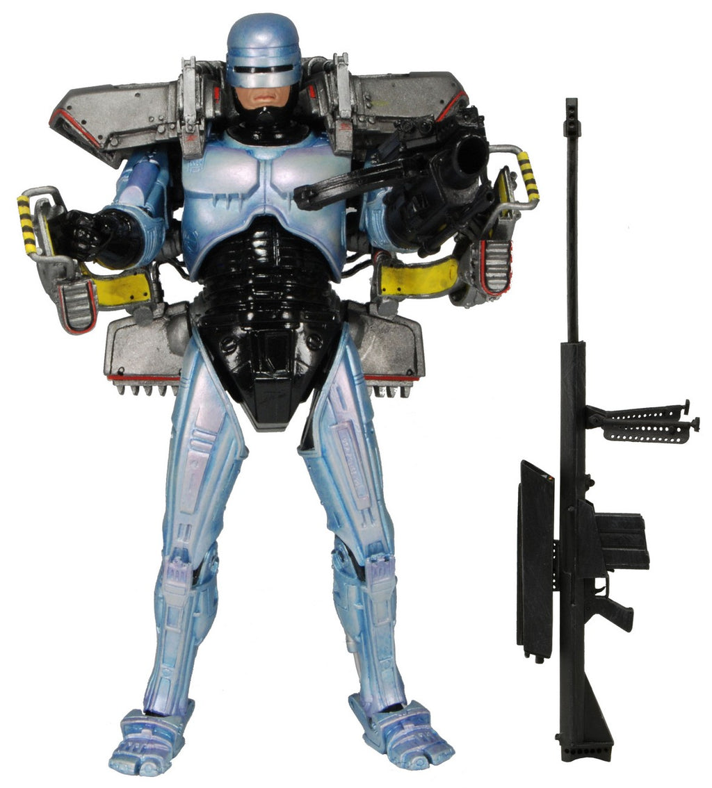 Robocop - Figura Ultra Deluxe de 7" con Jetpack y Cañón de Asalto de NECA