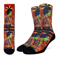 Jimi Hendrix Guitar Strap Socks by Good Luck Sock