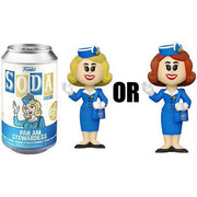 Pan Am Airlines - PAM AM Stewardess Vinyl Figure in SODA Can by Funko