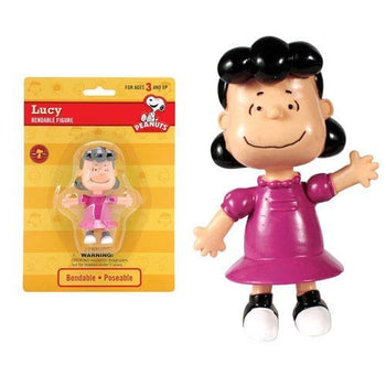 Peanuts Gang - Lucy Van Pelt Bendable Poseable Figure
