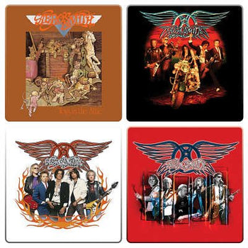 Aerosmith - 4pc Wood Coaster Set