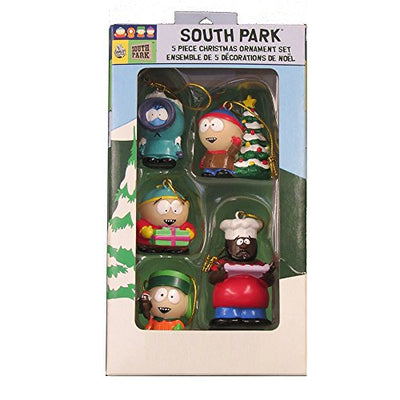 South Park - Juego de adornos en miniatura de 5 piezas de Kurt Adler Inc. 