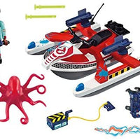 Cazafantasmas - Zeddemore con Aqua Scooter Building Set de Playmobil