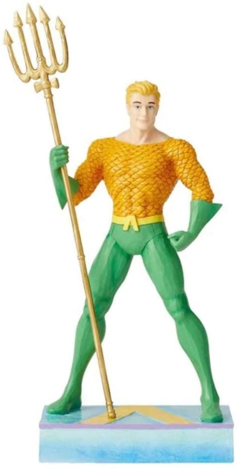 DC Comics - Figura de la Edad de Plata de Aquaman de Jim Shore de Enesco 