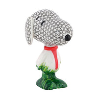 Cacahuetes - Agujero en una figura de Snoopy Hound de Enesco D56