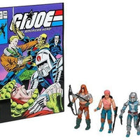 G.I. Joe - A Real American Hero Comic Book #74 3-pack set of 3 3/4 " Action Figures