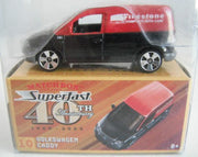 Matchbox 2009 Superfast 40th Anniversary Volkswagen Caddy Red/Black #10