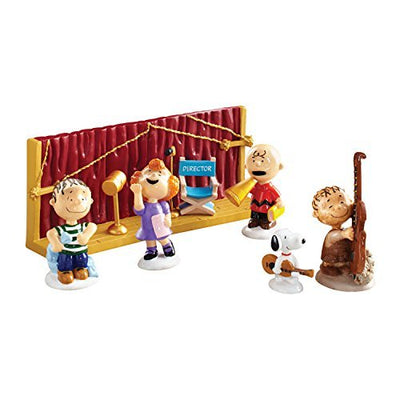Peanuts - Christmas Getting Ready for Xmas Ornaments, Set of 8 by Department 56
