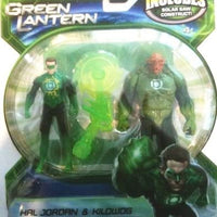 Green Lantern - Juego de figuras de acción de 2 paquetes de Hal Jordan y Kilowog de Mattel 