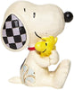 Peanuts - Snoopy with Woodstock Mini Figurine from Jim Shore by Enesco D56
