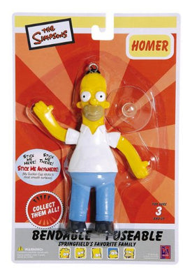 Simpsons - Homer Bendable Figure with Suction Cup