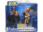 AC/DC - Juego de 2 unidades de Angus Young y Brian Johnson de NECA
