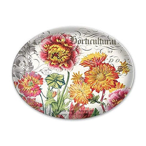 Michel Design Works Blooms & Bees Glass Soap Dish