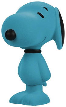 Peanuts Snoopy Flocked Aqua 5 1/2-Inch Vinyl Figure