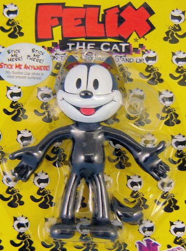 Felix The Cat - Suction Cup Window Dangler Bendable Poseable Figure