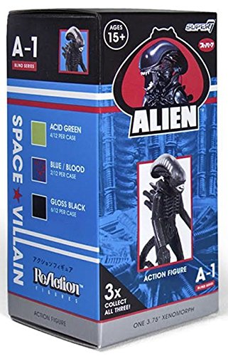 Super7 Alien Blind Box Figura de reacción de 3 3/4 pulgadas