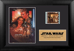 Star Wars Episode II Attack of the Clones Authentic 35mm Film Cells Special Edition Display