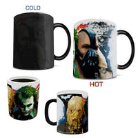 Morphing Mug Batman Dark Knight Trilogy (Rogues Gallery) Ceramic Mug, Black