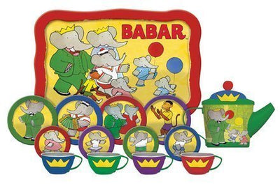 BABAR - Babar The Elephant TIN TEA SET
