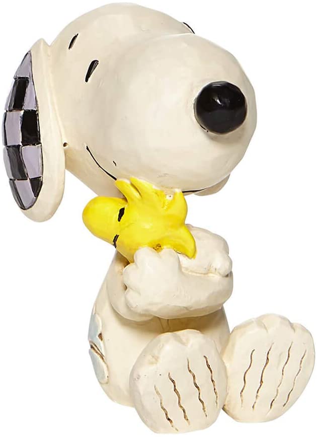 Peanuts - Snoopy with Woodstock Mini Figurine from Jim Shore by Enesco D56