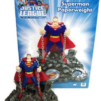 Justice League - Estatua de pisapapeles en caja de Superman Comic Con 2006 ilimitada