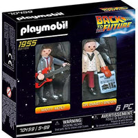 Regreso al Futuro - Marty McFly y Dr. Emmett Brown de Playmobil