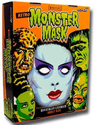 Universal Monsters - Máscara de monstruo blanco retro de la novia de Frankenstein de Super 7
