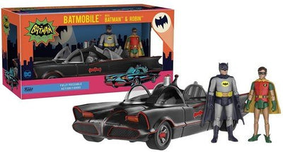 Funko DC Heroes 1966 Batmobile Vehicle with Batman and Robin Action Figure