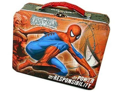 Spider-Man Spider-Sense Carry-All Tin Box - Los colores y estilos pueden variar