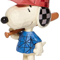 Peanuts - Snoopy Baseball Mini Figurine from Jim Shore by Enesco D56