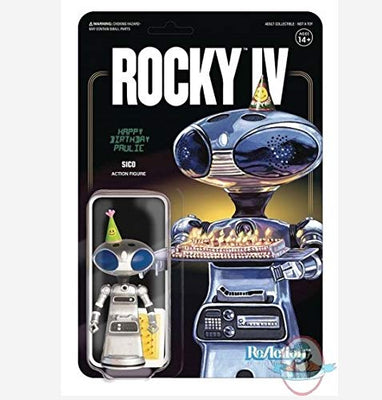 Rocky - Figura de reacción del robot Sico de Rocky IV Paulie Super 7 