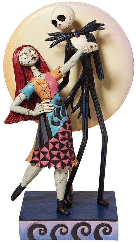 Pesadilla antes de Navidad - Jack &amp; Sally A Moonlit Dance Figura de Jim Shore de Enesco D56 