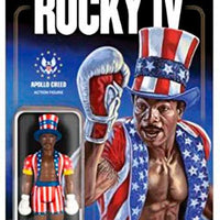 Rocky IV - Figura de reacción de Apollo Creed de Super 7
