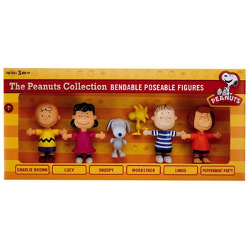 Peanuts - Bendable Poseable Figures Boxed Set