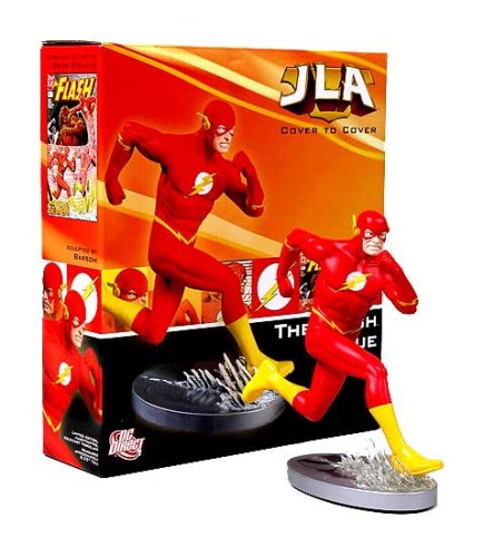 JLA (Flash #187) Cover To Cover Flash Statue Designed by Brian Bolland