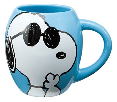 Cacahuetes - Snoopy Joe Cool Oval 18 oz. Taza de cerámica en caja de regalo
