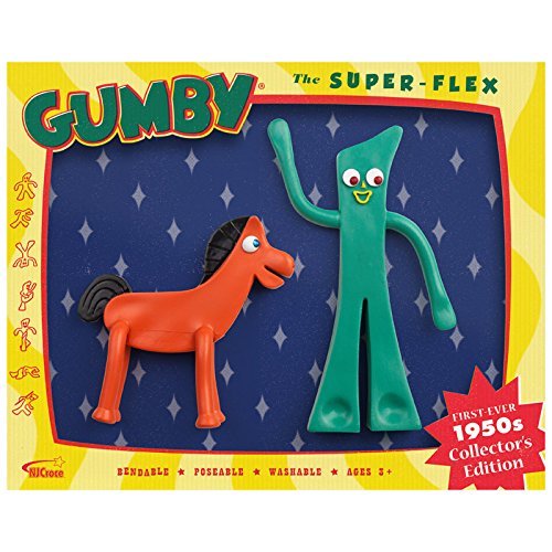 Gumby - 1950s Collector's Edition Super-Flex Retro Gumby And Pokey Bendables BoxedSet