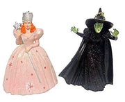 Glinda the Good and Elphaba the Bad Witches from Wizard of Oz Keychains 3.5" by Kurt Adler