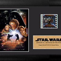 FilmCells 7x5 Star Wars Episodio III Revenge of the Sith - Células de película enmarcadas, edición especial, color negro
