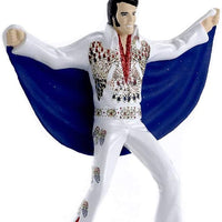 Elvis Presley - Elvis in Eagle Suit with Blue Cape Ornament by Kurt Adler Inc.