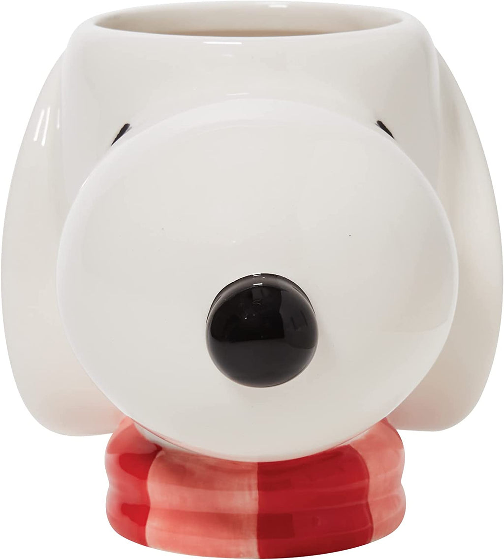 Peanuts - Snoopy con Bufanda 18 oz. Taza esculpida en caja de regalo